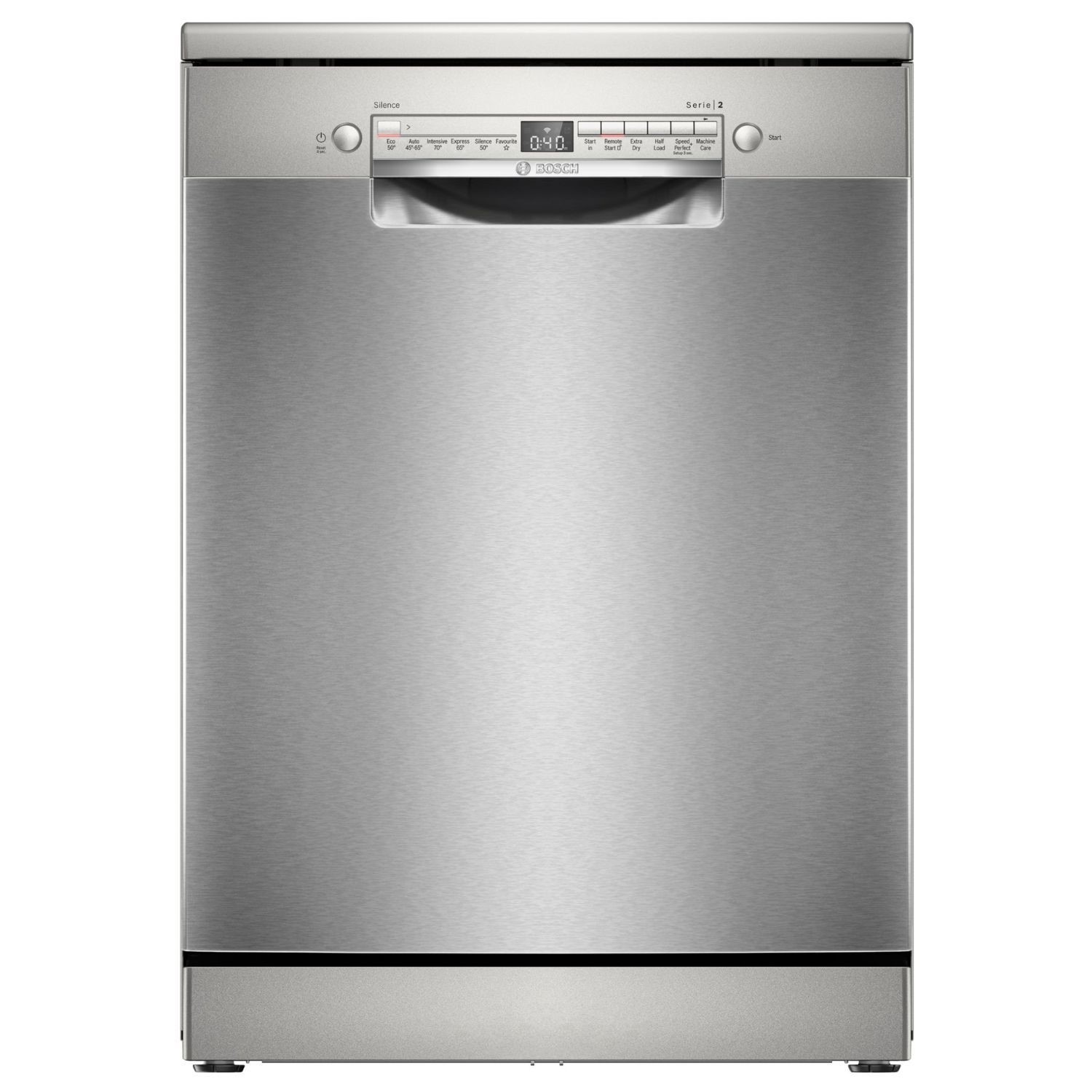 Bosch Series 2 Freestanding Dishwasher - Stainless steel Extra Dry C-rated
