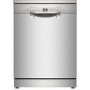 Bosch Series 2 13 Place Settings Freestanding Dishwasher - Silver