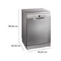 Refurbished Bosch Series 2 SMS2HVI67G 14 Place Freestanding Dishwasher Stainless Steel