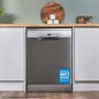 Refurbished Bosch Series 2 SMS2HVI67G 14 Place Freestanding Dishwasher Stainless Steel