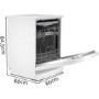 Refurbished Bosch Serie 2 SMS2HVW66G 13 Place Freestanding Dishwasher White