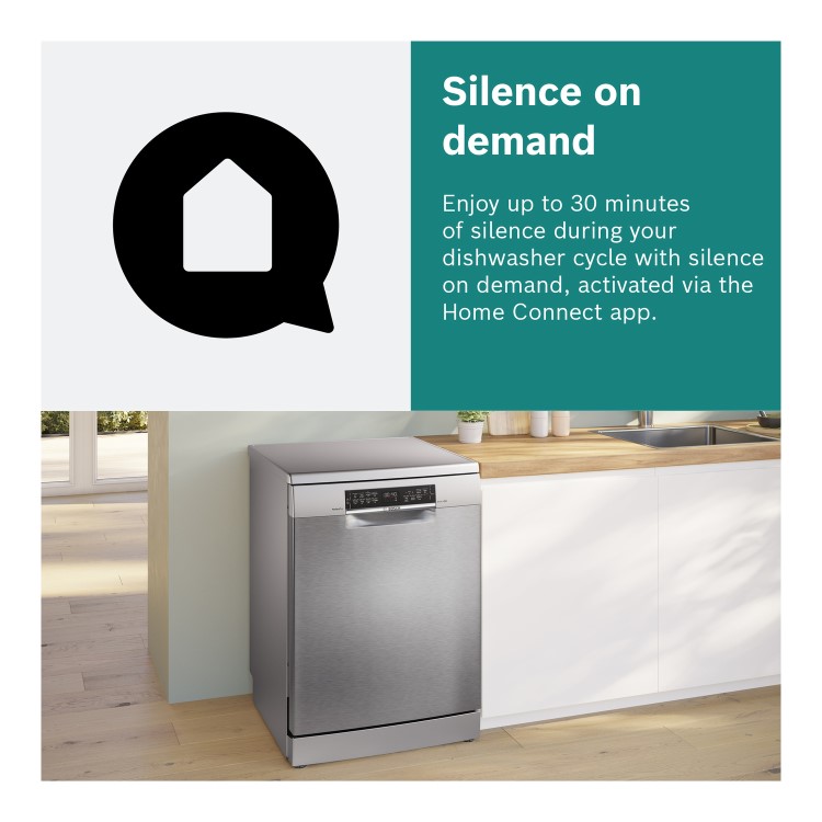 Bosch Series 2 Freestanding Dishwasher - Smart Wi-Fi, White