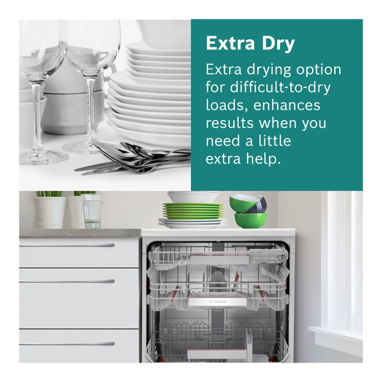 Bosch Series 2 Freestanding Dishwasher - Smart Wi-Fi, White