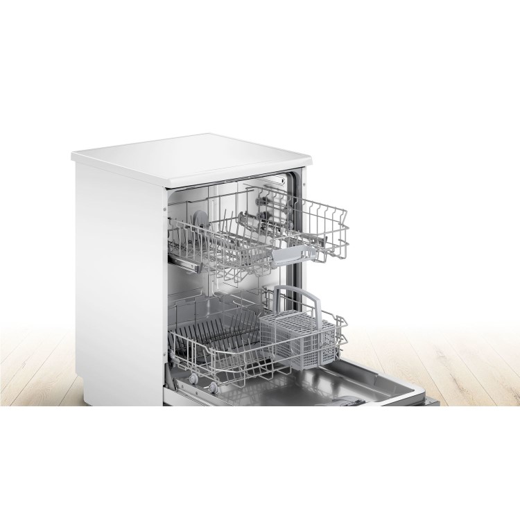 Bosch Series 2 Freestanding Dishwasher - Smart Wi-Fi, White