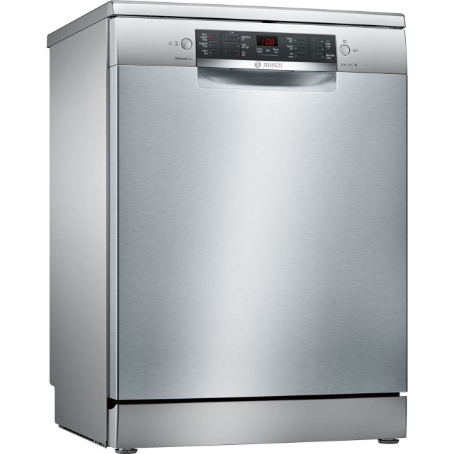 Bosch Serie 4 Active Water SMS46II00G 13 Place Freestanding Dishwasher - Silver