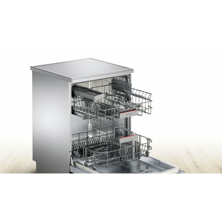 GRADE A2 - Bosch SMS46II01G Serie 4 13 Place Freestanding Dishwasher - Stainless Steel