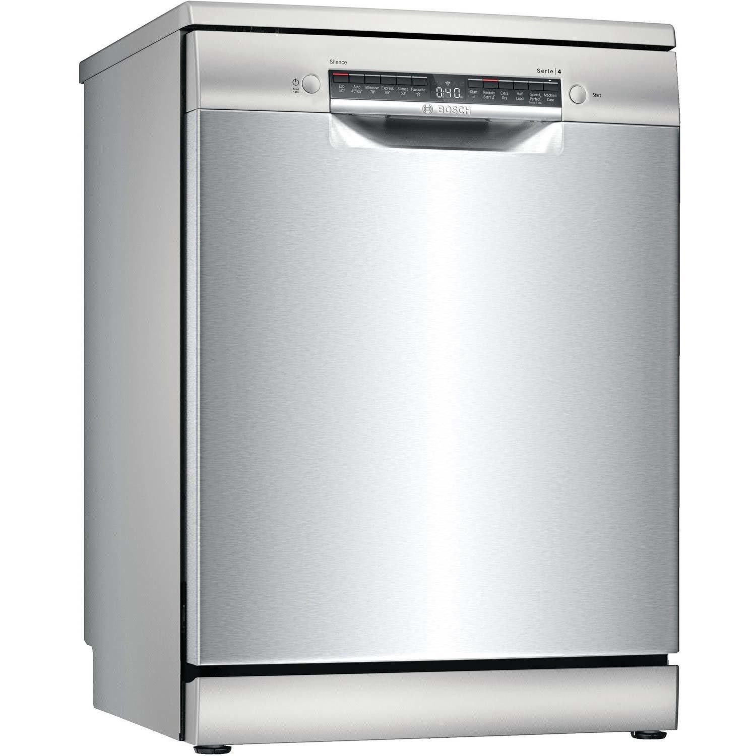 Refurbished Bosch Serie 4 SMS4HCI40G 14 Place Freestanding Dishwasher Stainless Steel
