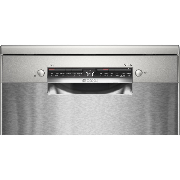 Refurbished Bosch Series 4 SMS4HKI00G 13 Place Freestanding Dishwasher Silver