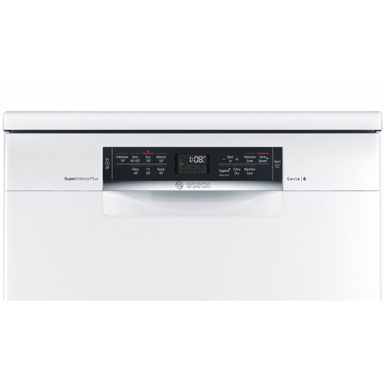 Bosch Serie 6 Active Water SMS67MW01G 14 Place Freestanding Dishwasher - White