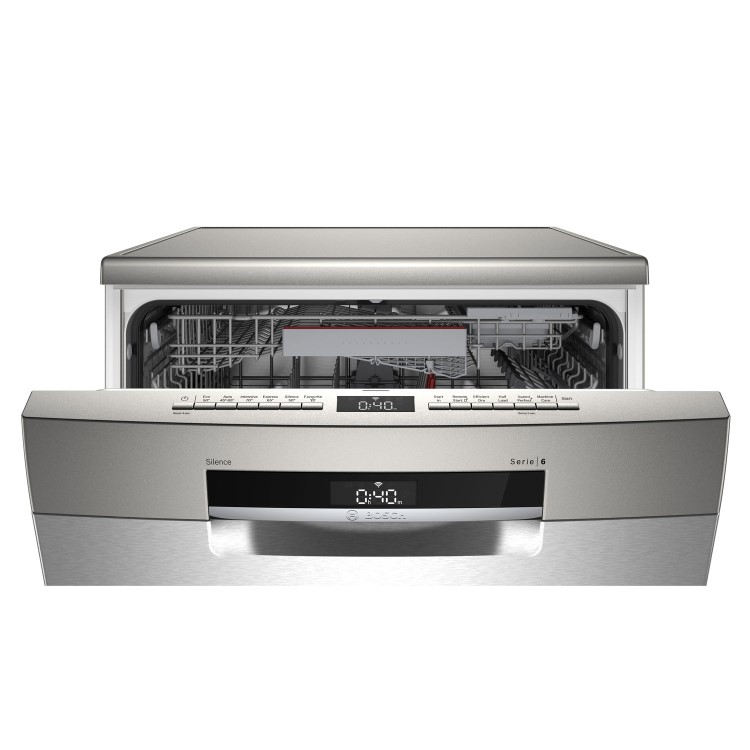 GRADE A2 - Bosch Serie 6 Freestanding Dishwasher - Stainless Steel