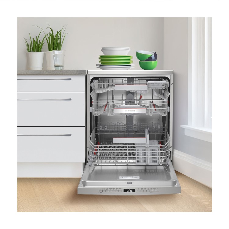 GRADE A2 - Bosch Serie 6 Freestanding Dishwasher - Stainless Steel