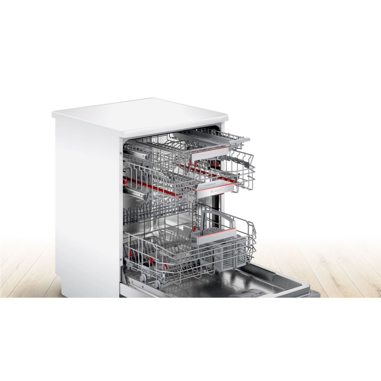 Bosch Series 6 13 Place Settings Freestanding Dishwasher - White