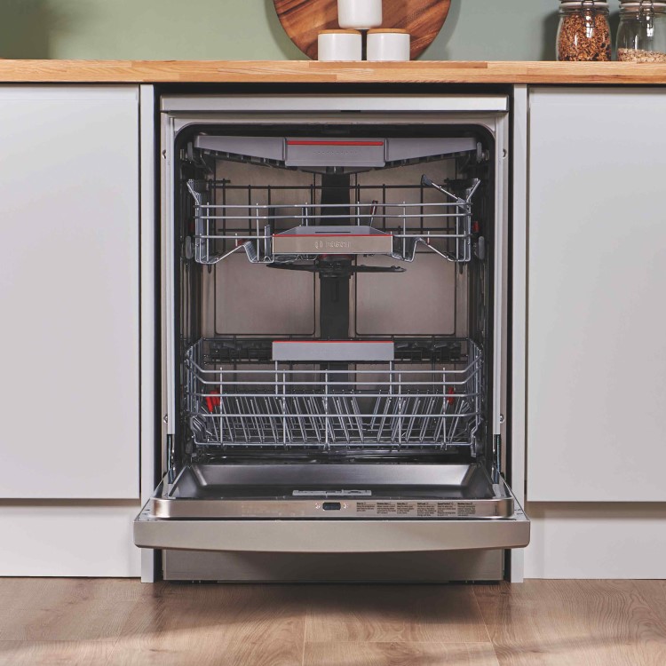 Bosch Series 6 Freestanding Dishwasher - Smart Wi-Fi, A-Rated, Silver