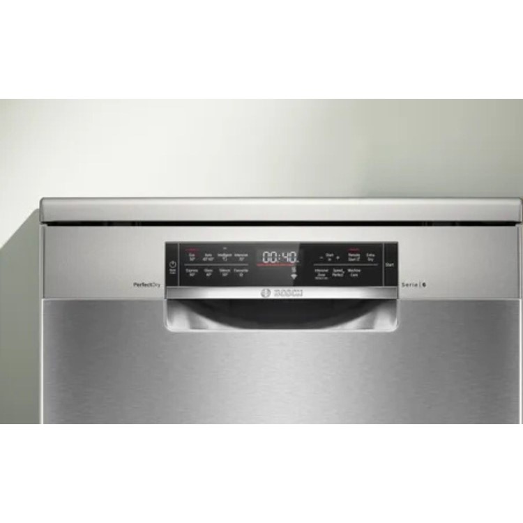Bosch Series 6 Freestanding Dishwasher - Brushed Steel