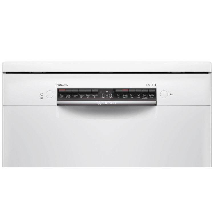 Bosch Series 6 14 Place Settings Freestanding Dishwasher - White