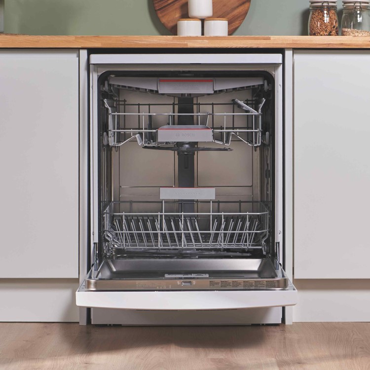 Bosch Series 6 Freestanding Dishwasher - Smart Wi-Fi, B-Rated, White