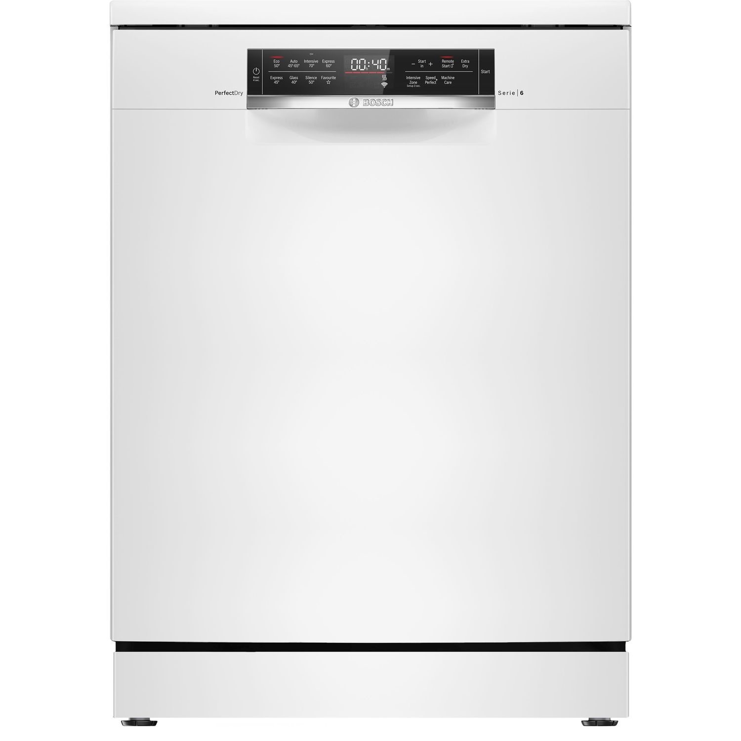 Refurbished Bosch Serie 6 SMS6ZDW48G 13 Place Freestanding Dishwasher White