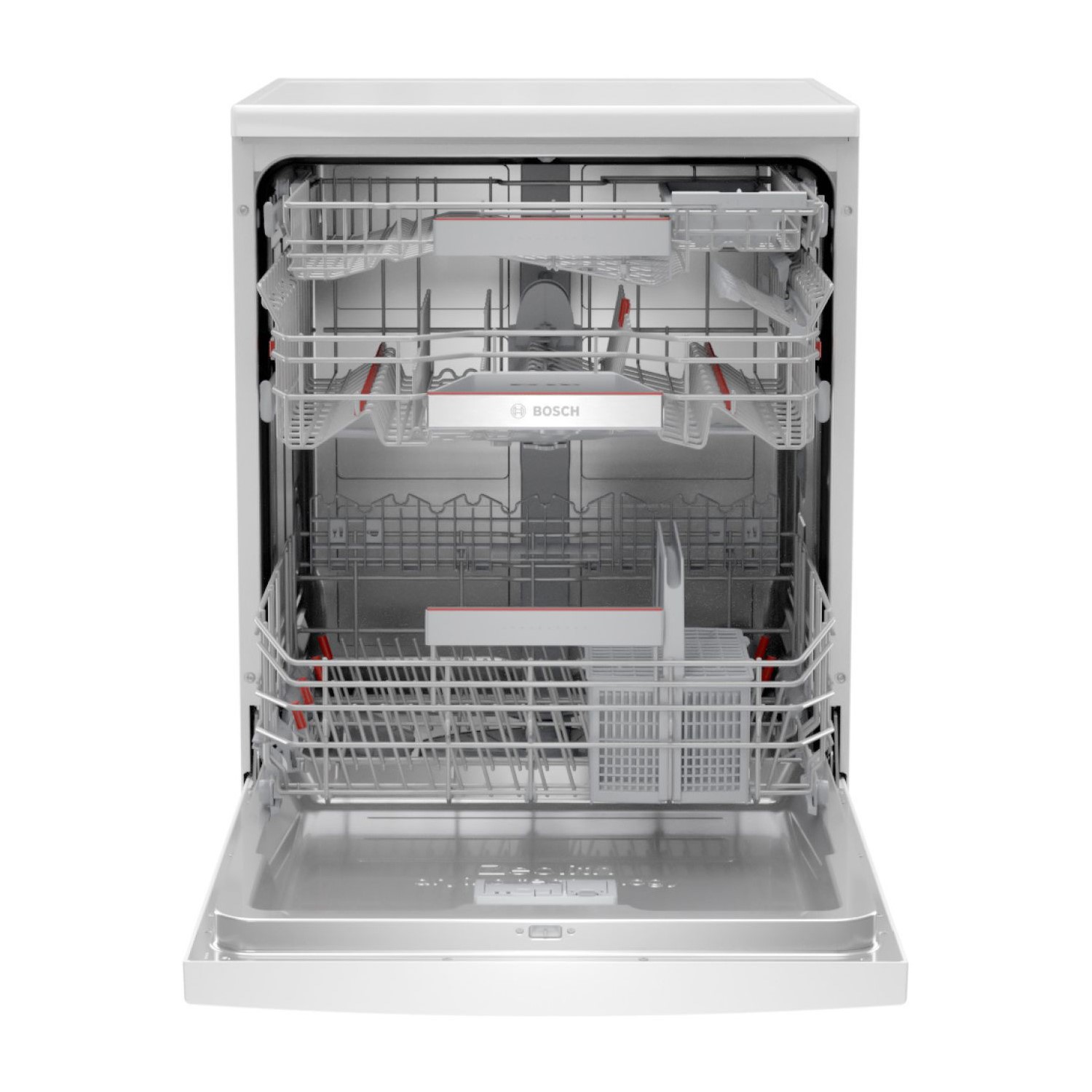 Bosch Series 6 13 Place Settings Freestanding Dishwasher White SMS6ZDW48G Appliances Direct