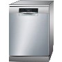 Bosch SMS88TI26E 13 Place Freestanding Dishwasher in silver inox