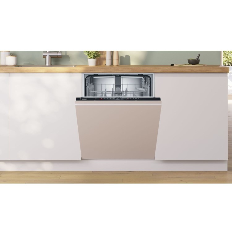 Bosch Series 2 Integrated Dishwasher - Smart Wi Fi Black control panel