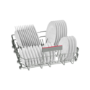 Bosch Series 4 Integrated Dishwasher - Smart Wi-Fi, C-Rated, Silver control panel