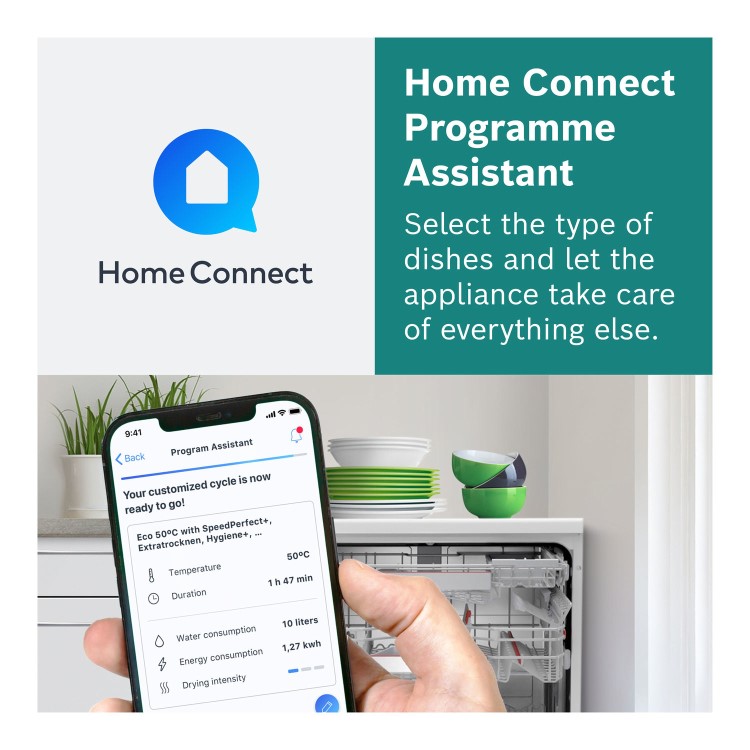 Bosch Series 4 Integrated Dishwasher - Smart Wi-Fi, C-Rated, Silver control panel