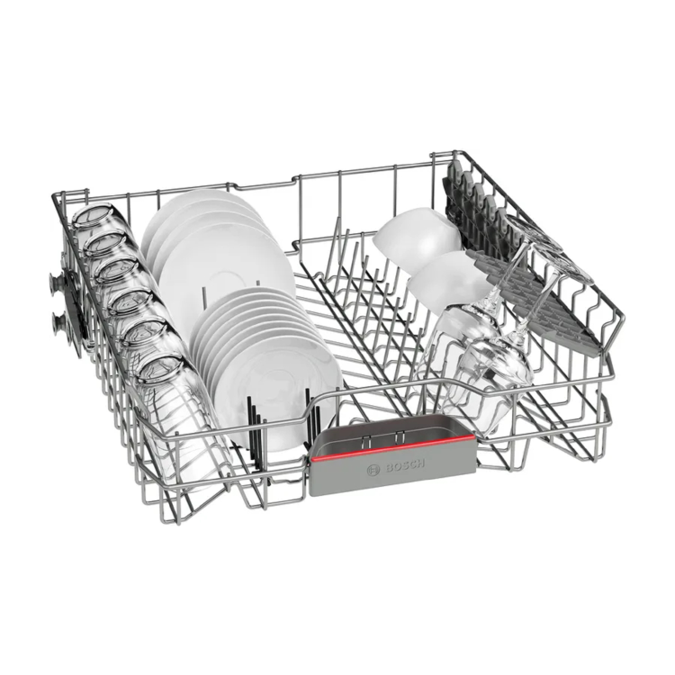 Bosch Series 4 Integrated Dishwasher - Smart Wi-Fi, C-Rated, Silver control panel