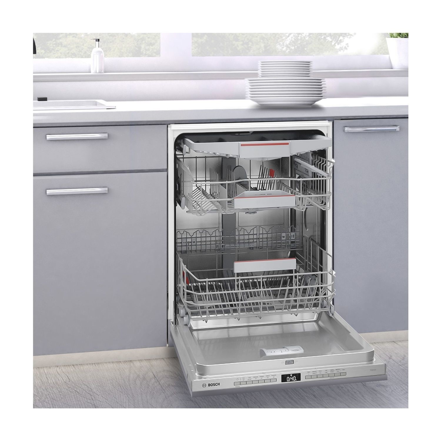 Bosch Serie 4 14 Place Settings Fully Integrated Dishwasher SMV4HCX40G