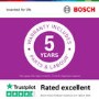 Bosch Series 4 Integrated Dishwasher - Smart Wi-Fi, D-Rated, Silver control panel