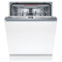 Bosch Series 4 Integrated Dishwasher - Smart Wi-Fi D-Rated Silver control panel