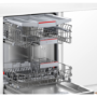 Bosch Series 4 Integrated Dishwasher - Smart Wi-Fi D-Rated Silver control panel