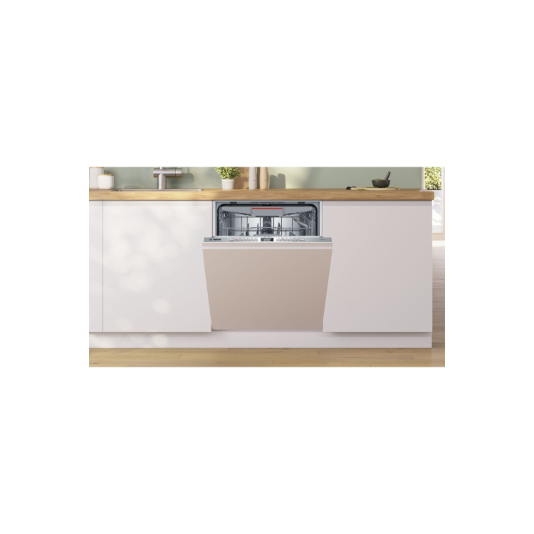 Bosch Series 4 Integrated Dishwasher - Smart Wi-Fi D-Rated Silver control panel