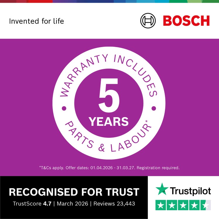Bosch Series 6 Integrated Dishwasher - Smart Wi-Fi, B-Rated, Silver control panel