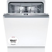 Bosch Series 6 Integrated Dishwasher - Smart Wi-Fi, B-Rated, Silver control panel