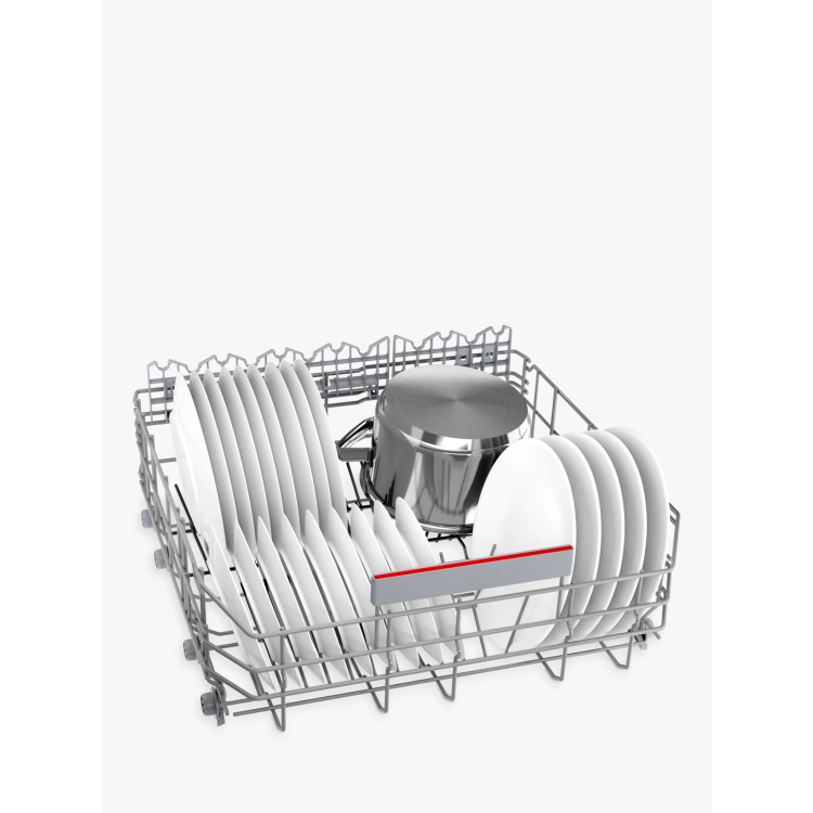 Bosch Series 6 Integrated Dishwasher - Smart Wi-Fi, B-Rated, Silver control panel