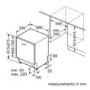 Refurbished Siemens SN95EX12CG 14 Place Fully Integrated Dishwasher