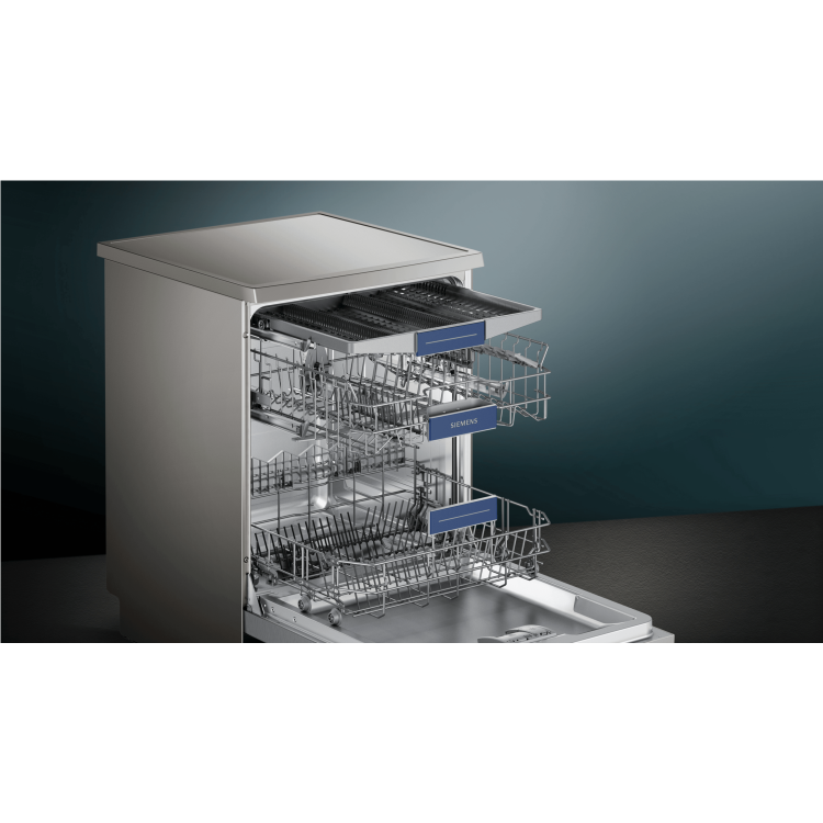 GRADE A2 - Siemens SN236I03MG Freestanding Dishwasher in silver inox