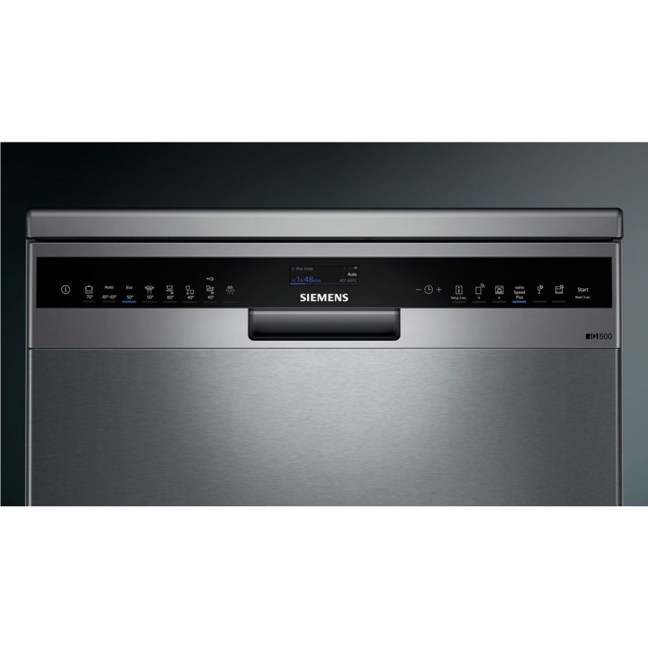 Siemens iQ500 Freestanding Dishwasher Silver SN258I06TG Appliances
