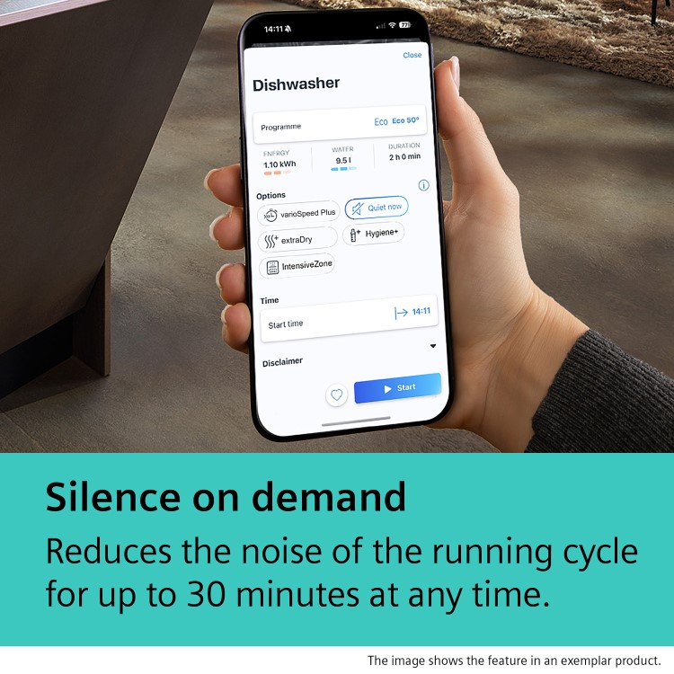 Siemens iQ500 Freestanding Dishwasher - Smart Wi-Fi, A-Rated, Stainless steel