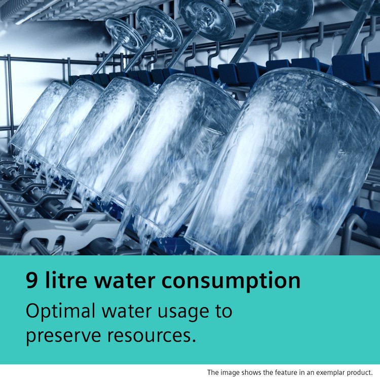 Siemens iQ500 Freestanding Dishwasher - Smart Wi-Fi, A-Rated, Stainless steel