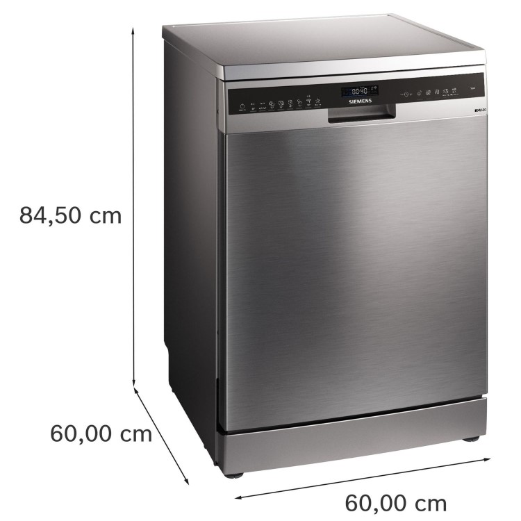Siemens iQ500 Freestanding Dishwasher - Smart Wi-Fi, A-Rated, Stainless steel
