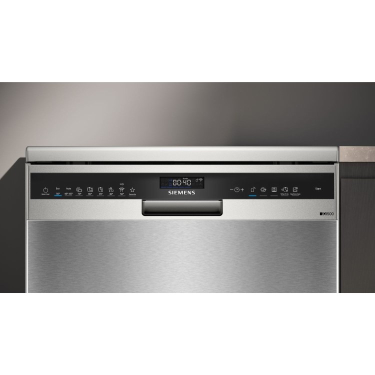 Siemens iQ500 Freestanding Dishwasher - Smart Wi-Fi, B-Rated, Stainless Steel