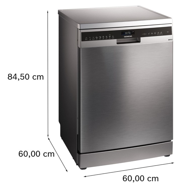 Siemens iQ500 Freestanding Dishwasher - Smart Wi-Fi, B-Rated, Stainless Steel