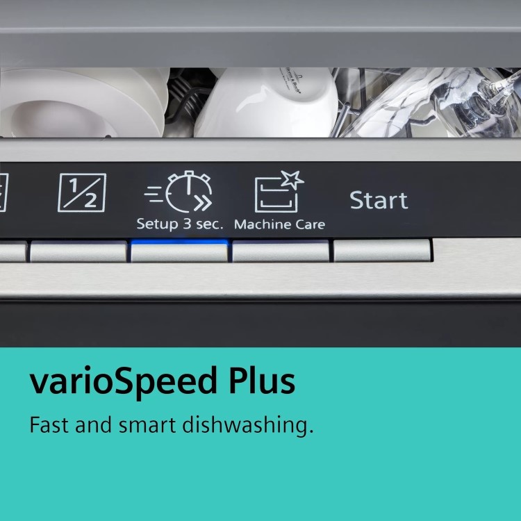 Siemens iQ500 14 Place Settings Freestanding Dishwasher - Stainless Steel