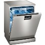 Siemens SN278I26TE Freestanding Dishwasher in silver inox