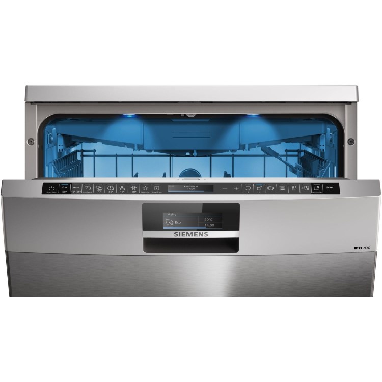 Siemens iQ700 Freestanding Dishwasher - A-rated Smart Steel