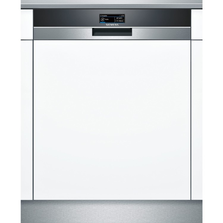 Siemens iQ700 SN578S36TE 13 Place Semi Integrated Dishwasher - Stainless Steel Control Panel