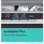 Siemens iQ300 Integrated Dishwasher - Smart C-rated Silver control panel