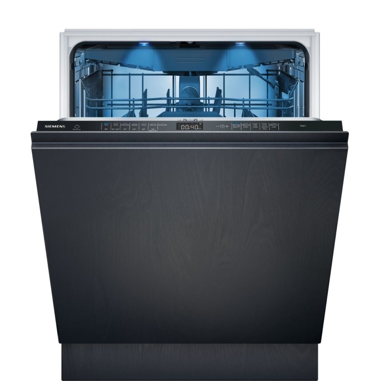 Siemens iQ500 Integrated Dishwasher - Smart Wi-Fi, A-Rated, Black control panel