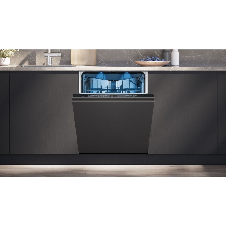Siemens iQ500 Integrated Dishwasher - Smart Wi-Fi A-Rated Black control panel